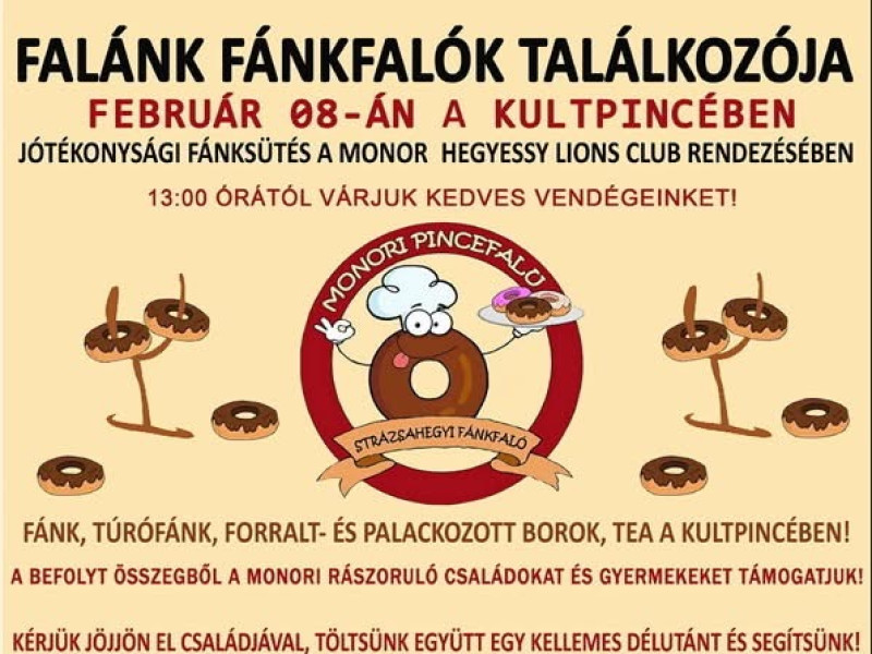 Falánk Fánkfalók Találkozója Monoron a Kult Pincében 